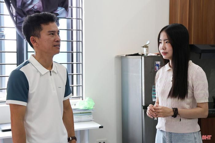 Nhà trọ cho thuê của anh Trương Văn Thuýnh ở TDP 33, phường Thành Sen vừa đưa vào hoạt động.