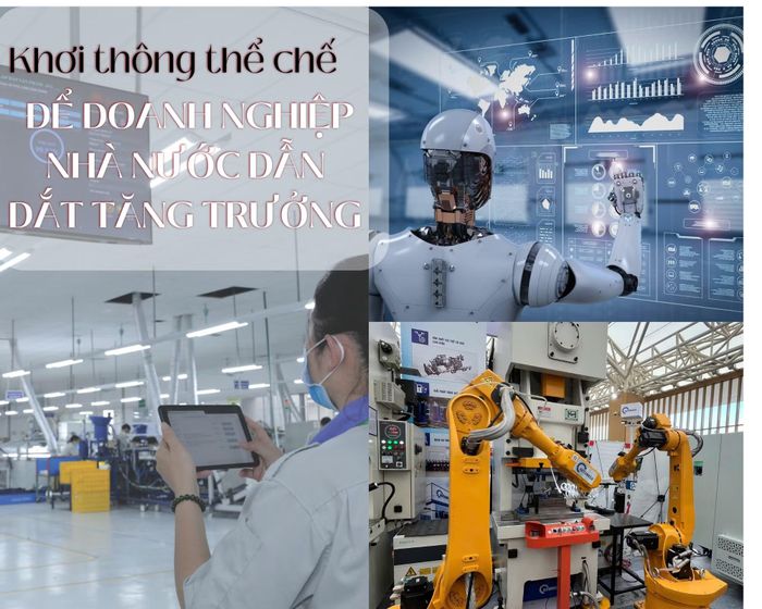Các giải pháp và chính sách thúc đẩy doanh nghiệp Nhà nước phát triển mạnh mẽ, nâng cao năng lực cạnh tranh và dẫn dắt tăng trưởng quốc gia. (Ảnh: Vietnam+)