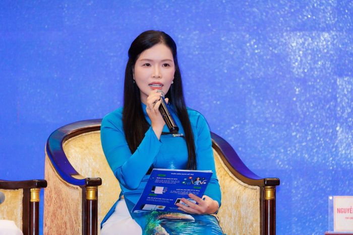 Bà Nguyễn Thị Minh Khuê, Phó Chủ tịch Hội đồng quản trị, Tổng Giám đốc Công ty Cổ phần Công nghệ Sapo.