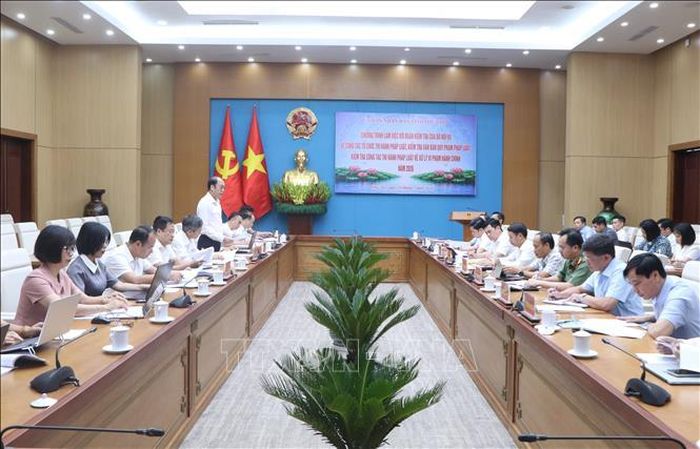 Quang cảnh buổi làm việc. Ảnh: Thu Hương/TTXVN