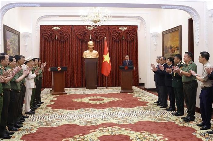 Tổng Bí thư, Chủ tịch nước Tô Lâm phát biểu giao nhiệm vụ. Ảnh: Thống Nhất/TTXVN