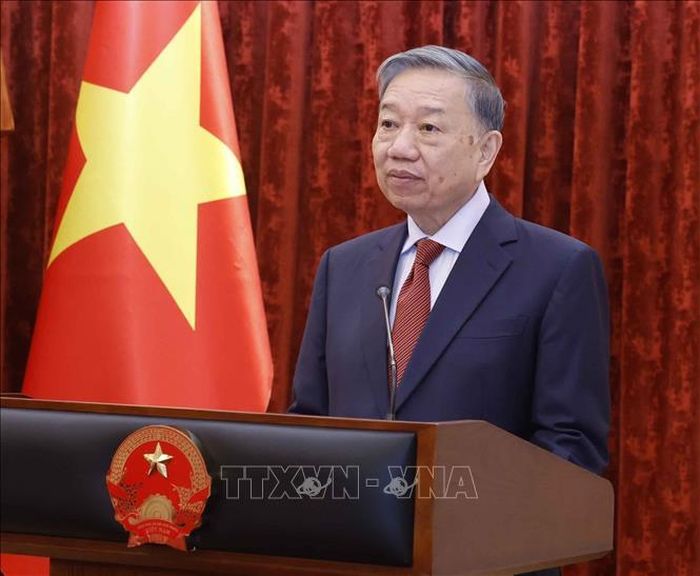 Tổng Bí thư, Chủ tịch nước Tô Lâm phát biểu giao nhiệm vụ. Ảnh: Thống Nhất/TTXVN