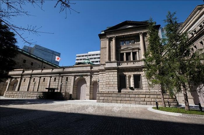 Trụ sở Ngân hàng Trung ương Nhật Bản (BOJ) ở Tokyo. Ảnh: AFP/TTXVN