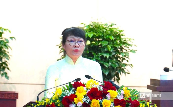 Giám đốc Sở Tài chính Trần Thị Thanh Tâm thông tin về các giải pháp tháo gỡ khó khăn, vướng mắc cho doanh nghiệp và dự án.