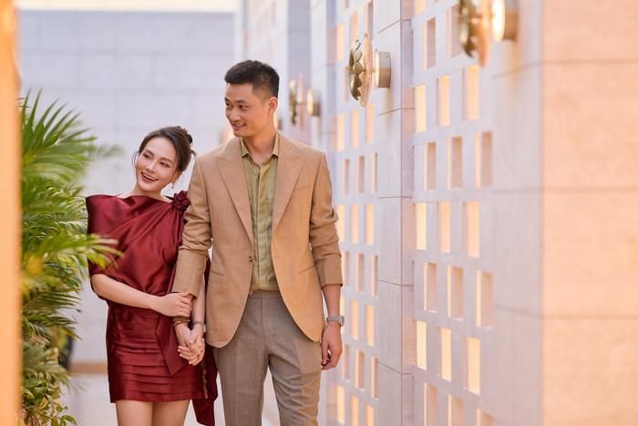 Sau hơn 15 năm đồng hành, Bảo Thanh và ông xã xây dựng cuộc sống gia đình kín tiếng nhưng hạnh phúc bên hai con. Ảnh: FBNV.