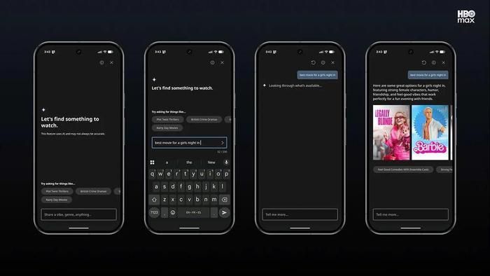 HBO Max gia nhập cuộc đua ứng dụng AI và video ngắn cùng Netflix, Disney+ và nhiều nền tảng phát trực tuyến khác. Ảnh: HBO Max.