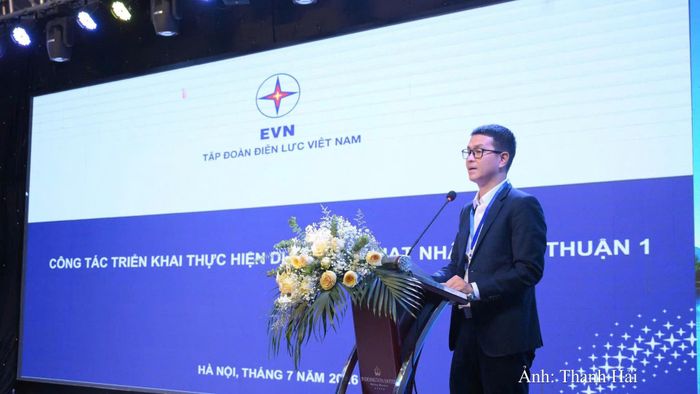 Ông Vũ Ngọc Minh - Phó Trưởng ban Quản lý Đầu tư xây dựng EVN.