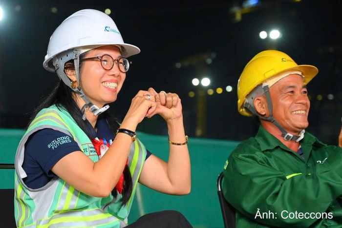 Bà Nguyễn Trình Thùy Trang - Phó Tổng giám đốc Khối Vận hành Coteccons.
