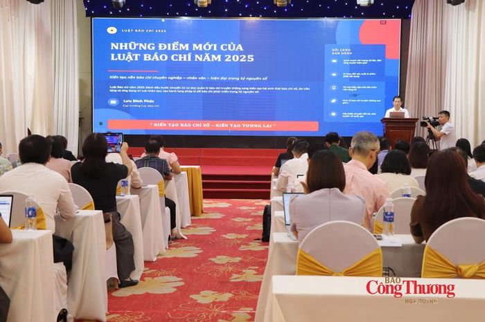 Hội nghị quán triệt, tập huấn Luật Báo chí năm 2025 và các văn bản thực thi hành Luật.