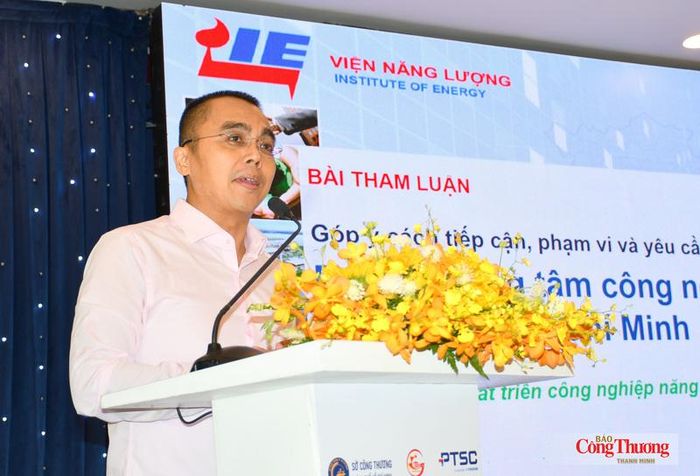 Ông Lê Việt Cường, Phó Viện trưởng Viện Năng lượng (Bộ Công Thương).