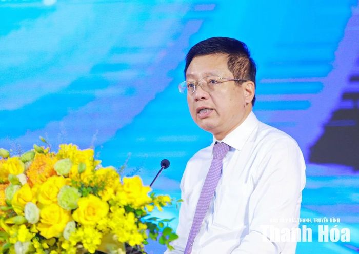 Chủ tịch VCCI Hồ Sỹ Hùng phát biểu tại buổi lễ.