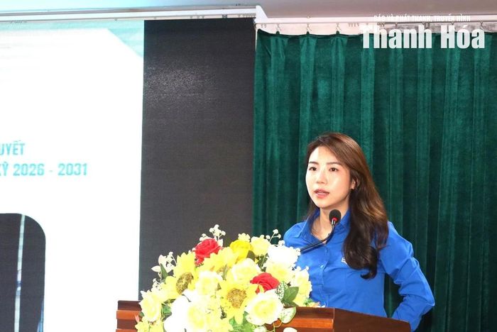 Bí thư Tỉnh đoàn Lê Ngọc Ánh quán triệt Nghị quyết Đại hội đại biểu toàn quốc Đoàn TNCS Hồ Chí Minh lần thứ XIII.