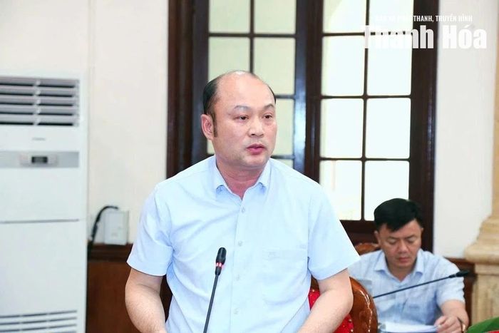 Phó Chủ tịch UBND tỉnh Cao Văn Cường phát biểu tại hội nghị.