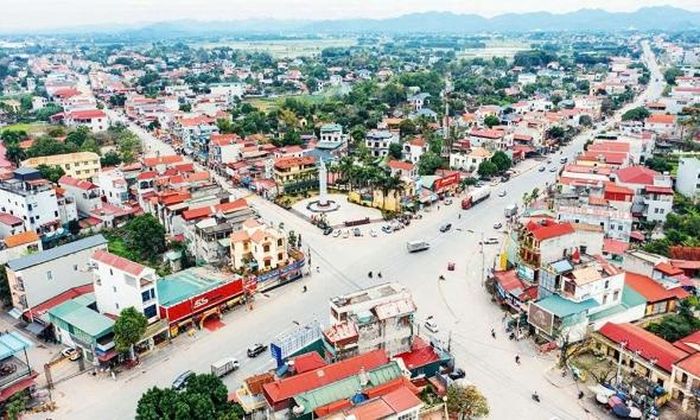  Một góc xã Kép. 