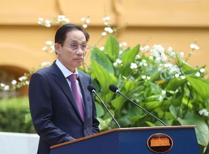 Bộ trưởng Ngoại giao Lê Hoài Trung phát biểu. 