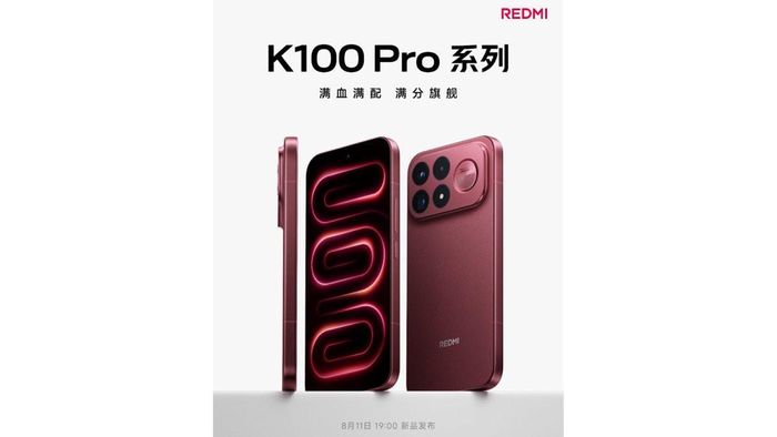 Redmi K100 Pro Max sẽ ra mắt vào ngày 11/8