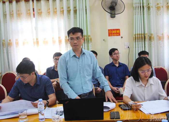 Đại diện Sở Công Thương tham gia góp ý tại cuộc họp.