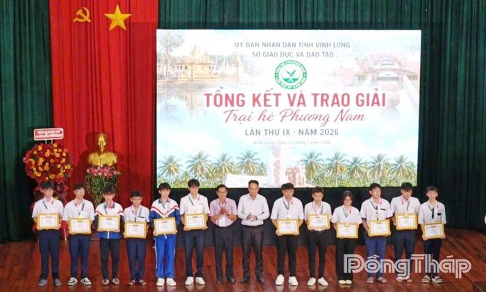 Đoàn Đồng Tháp xếp thứ 2/34 đơn vị tham gia tại Trại hè Phương Nam.