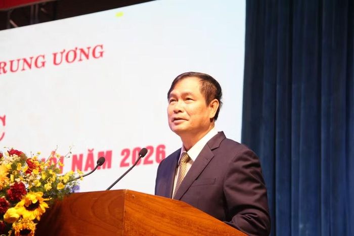 Đồng chí Phan Xuân Thủy - Phó Trưởng ban Tuyên giáo và Dân vận Trung ương phát biểu bế mạc hội thi. Ảnh: Trọng Lợi