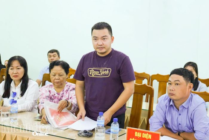 Người dân bị ảnh hưởng bởi Dự án Khu tái định cư Vạn Thắng (giai đoạn 1) nêu kiến nghị.