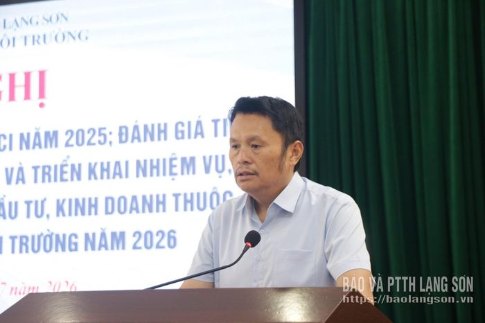 Lãnh đạo Hiệp hội Doanh nghiệp tỉnh phát biểu tại hội nghị