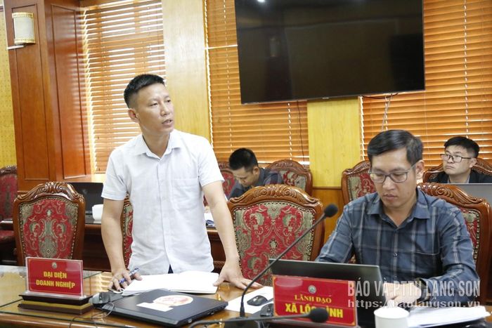 Đại diện doanh nghiệp dự án nêu vướng mắc, khó khăn tại cuộc họp