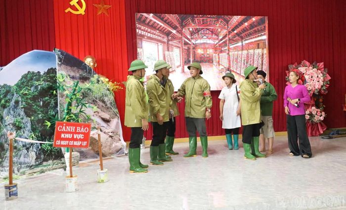 Một số tiết mục ở phần thi tình huống.