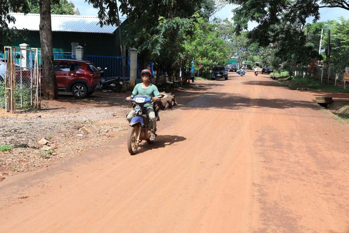 Bộ mặt nông thôn xã Sơn Điền sạch đẹp dù địa phương này chưa thực hiện ký hợp đồng thu gom, xử lý rác thải sinh hoạt