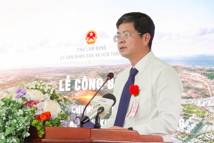 Ủy viên Ban Thường vụ Tỉnh ủy, Phó Chủ tịch UBND tỉnh Nguyễn Hồng Hải phát biểu tại buổi lễ