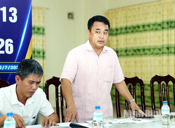Đại biểu Trung tâm TDTT I phát biểu tại hội nghị.