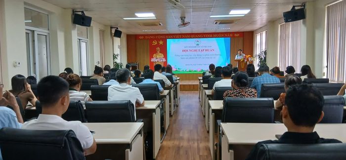 Quang cảnh lớp tập huấn - Ảnh: H.Đ