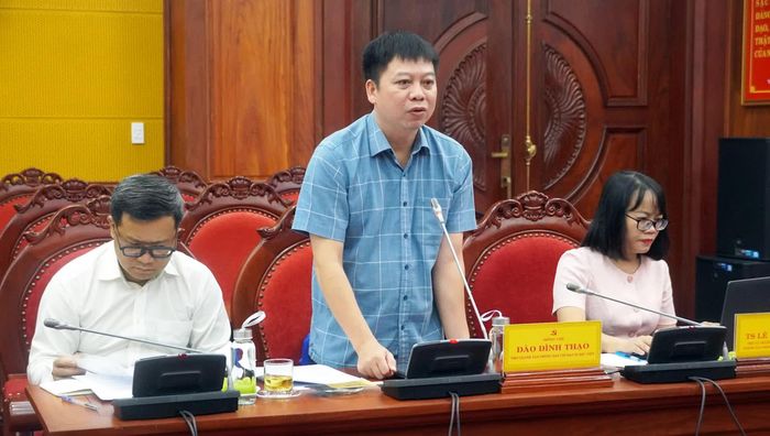 Đại biểu thảo luận tại buổi làm việc - Ảnh: N.M