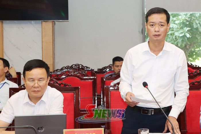 Lãnh đạo Sở NN và MT phát biểu tại Hội nghị.