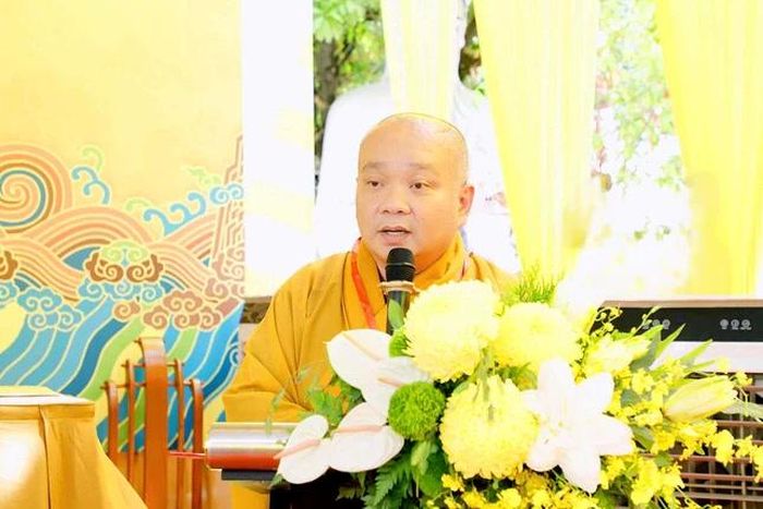 Thượng tọa Thích Trung Nguyện công bố quyết định bổ nhiệm trụ trì chùa An Phước