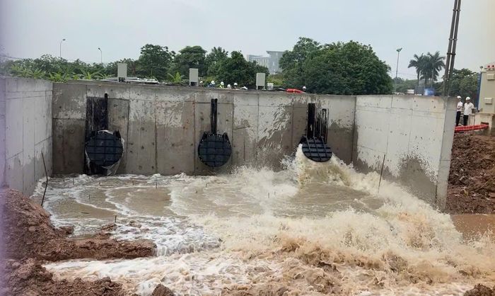 Các công trình khẩn cấp chống ngập úng bước đầu phát huy hiệu quả, một số điểm đen đã không còn xuất hiện.