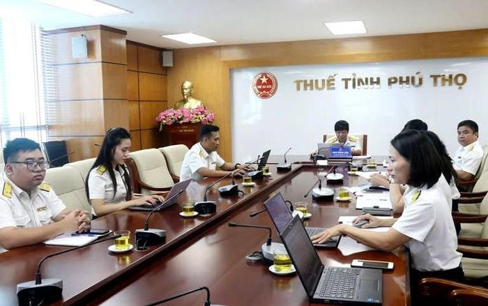 Thuế tỉnh Phú Thọ tham gia tập huấn. Ảnh: Văn Học