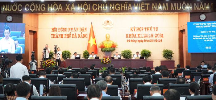 Quang cảnh kỳ họp thứ Tư, HĐND thành phố Đà Nẵng