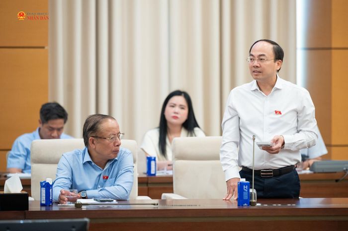 ĐBQH Nguyễn Đăng Bình (Thái Nguyên) phát biểu