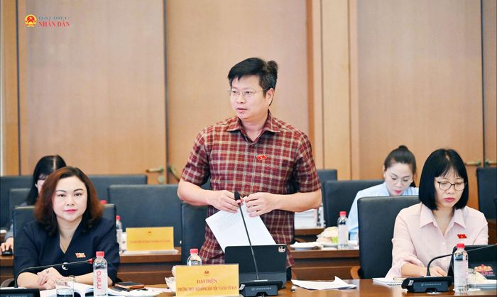 ĐBQH hoạt động chuyên trách tại Ủy ban Pháp luật và Tư pháp Trương Hồ Hải đề nghị quy định chặt chẽ hơn hành vi phổ biến nội dung có tính chất xuất bản trên môi trường mạng; đồng thời luật hóa điều kiện thực hiện hành vi này