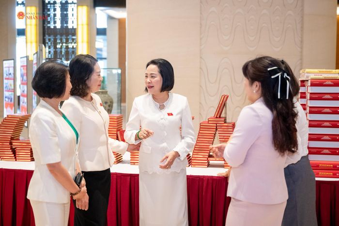 Phó Chủ tịch Quốc hội Nguyễn Thị Thanh và các đại biểu dự Diễn đàn của Quốc hội về hoạt động giám sát. Ảnh: Phạm Thắng