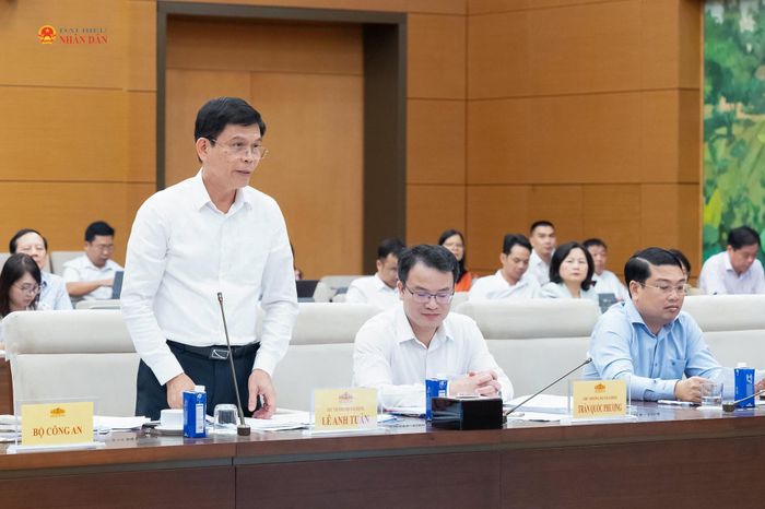 Thứ trưởng Bộ Xây dựng Lê Anh Tuấn phát biểu