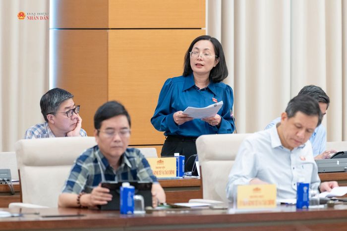 ĐBQH Trần Thị Hải Hà (TP. Hải Phòng) phát biểu