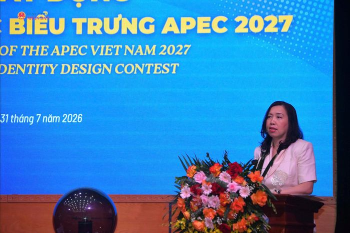 Thứ trưởng Bộ Ngoại giao Lê Thị Thu Hằng phát biểu tại Lễ phát động