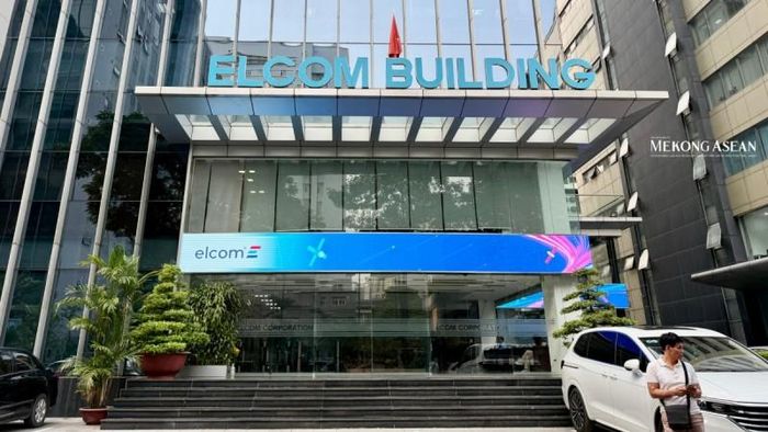 Tòa nhà Elcom nằm tại ngõ 15 Duy Tân, phường Cầu Giấy, Hà Nội. Ảnh: Hà Anh/Mekong ASEAN.