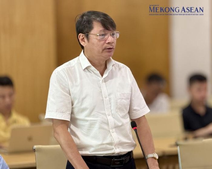 Ông Tạ Việt Dũng, Phó Giám đốc Quỹ Đổi mới công nghệ quốc gia phát biểu tại sự kiện. Ảnh: Bình An.