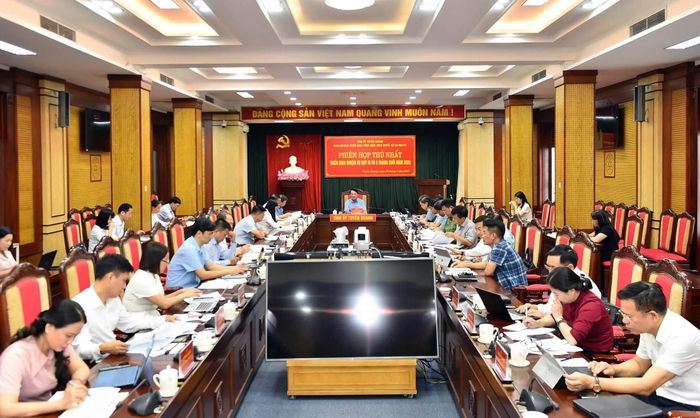 Toàn cảnh phiên họp. Ảnh Báo Tuyên Quang
