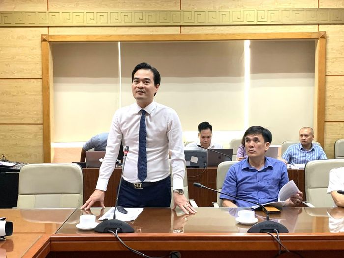 TS.DS Chu Quốc Thịnh, Cục trưởng Cục An toàn thực phẩm trình bày các giải pháp chính sách dự thảo Luật ATTP sửa đổi.