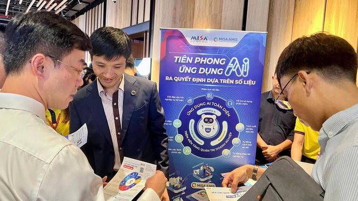 Nhiều giải pháp công nghệ số được các DN giới thiệu tại Diễn đàn (Ảnh: Đoan Trang)