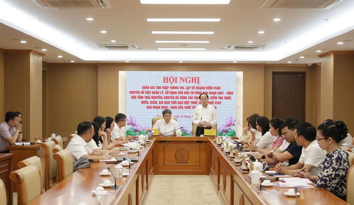 KTNN khu vực X khảo sát, thu thập thông tin phục vụ lập kế hoạch kiểm toán tại Thái Nguyên. Ảnh: Cổng thông tin điện tử UBND tỉnh Thái Nguyên.