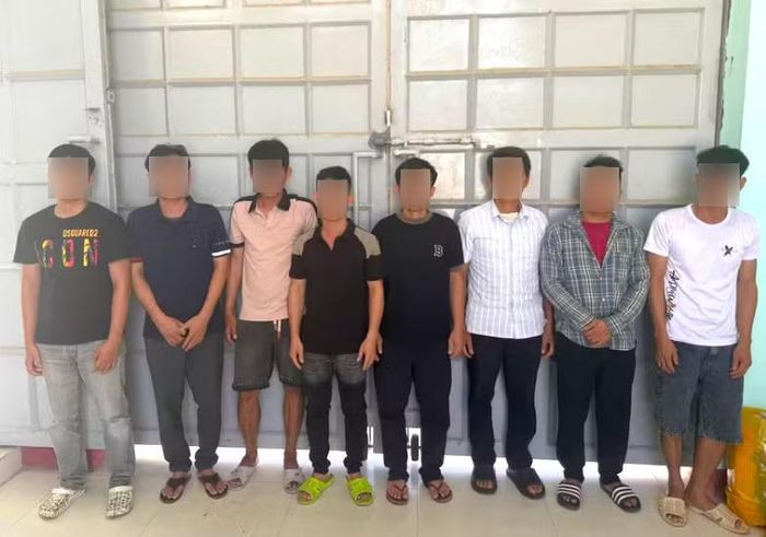 Các đối tượng liên quan trong vụ án. Ảnh: Công an tỉnh Gia Lai